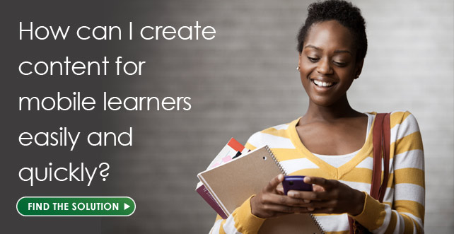 Mobile Learning Content