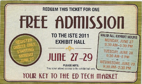 FREE Passes to the ISTE 2011 Exhibit Hall - SoftChalk
