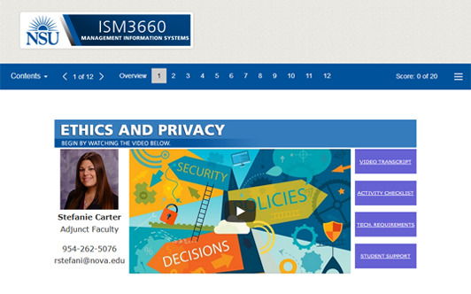 Ethics and Privacy – Nova Southeastern University