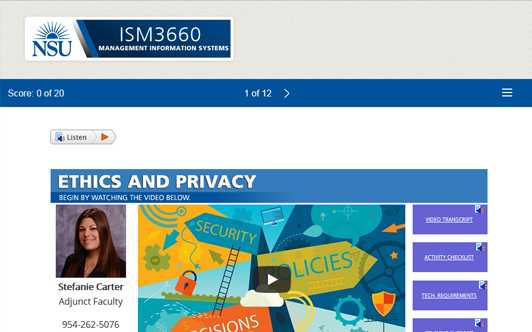 Ethics and Privacy – Nova Southeastern University
